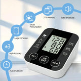 Upper Arm Blood Pressure Monitor Premium Blood Pressure Machine Automatic Arm BP Machine - Cuff 8.7''-12.6'', 100 Memory Sets, Voice Broadcast, High Precision Irregular Heartbeat Detector