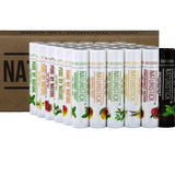 36-Pack Bulk Lip Balm Gift Set by Naturistick. Assorted Scents. 100% Natural Ingredients. Includes Counter Display Box. Best Beeswax Chapstick for Dry, Chapped Lips. Made in USA