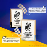 Peace Out Skincare Mega Acne Healing Dots. 6-hours Fast Acting Anti-Acne Hydrocolloid Pimple Patches with Salicylic Acid to Clear Blemishes Overnight (60 dots)