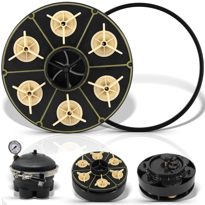 Premium 6 Port Module Kit Replacement for Paramount Water Valve, 004-302-4408-00 Replacement Part with Valve Shell Oring, 004302440800, 005302010000