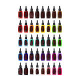 ONE TATTOO WORLD OTW-A140 Premium Tattoo Ink Set, 40 Color 1/2 oz./15 ml