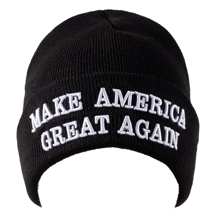 MAGA Beanie Hat,Donald Trump 2025 Hat Make America Great Again Hat Adult Embroidered MAGA Adjustable Baseball Cap