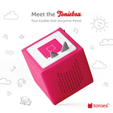 Toniebox Audio Player Starter Set with Counting Songs, Bedtime Songs, Sing-Along Songs, Travel Songs, and Playtime Puppy - Listen, Learn, and Play with One Huggable Little Box - Pink