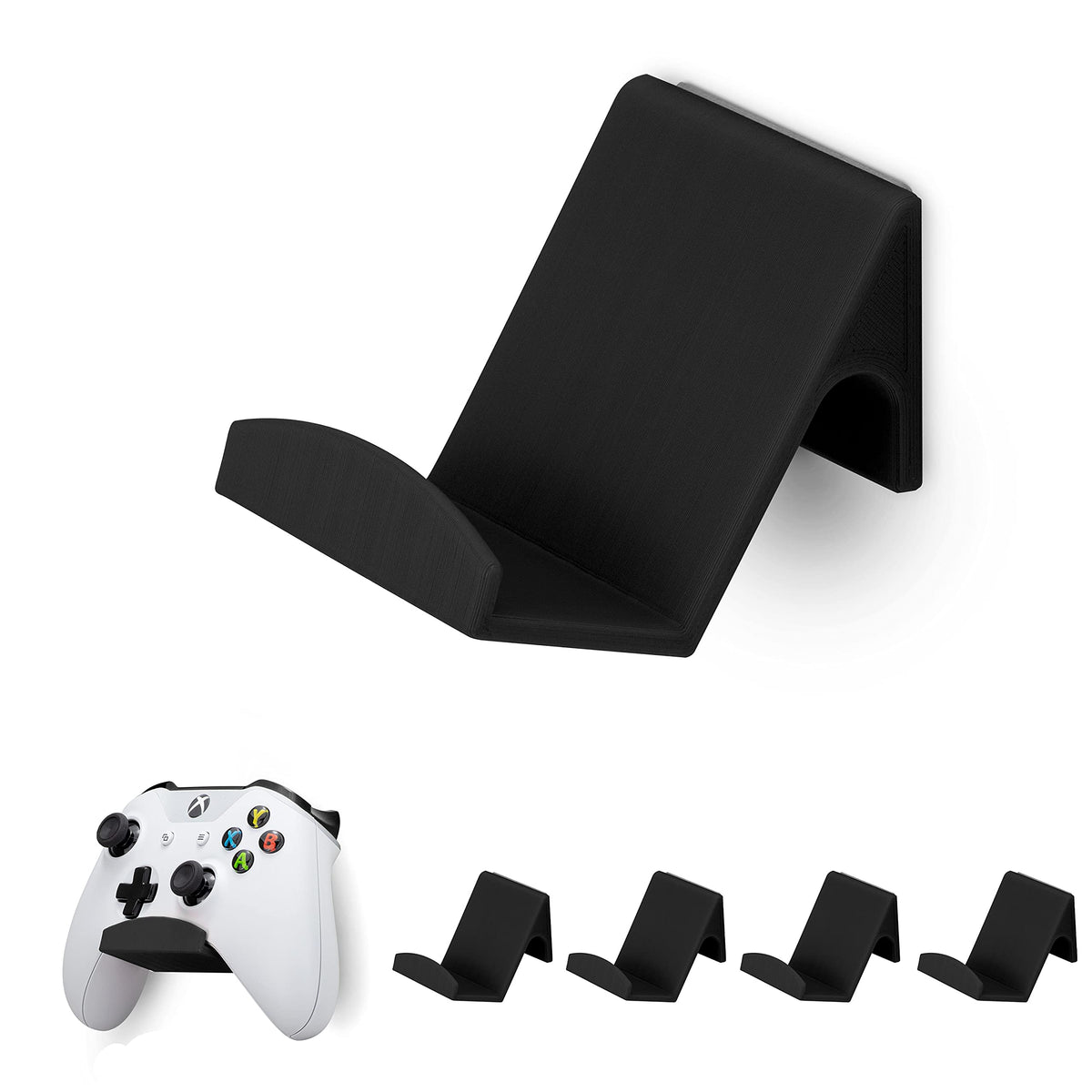 BRAINWAVZ Game Controller Holder Wall Mount Stand (4 Pack) For XBOX, P
