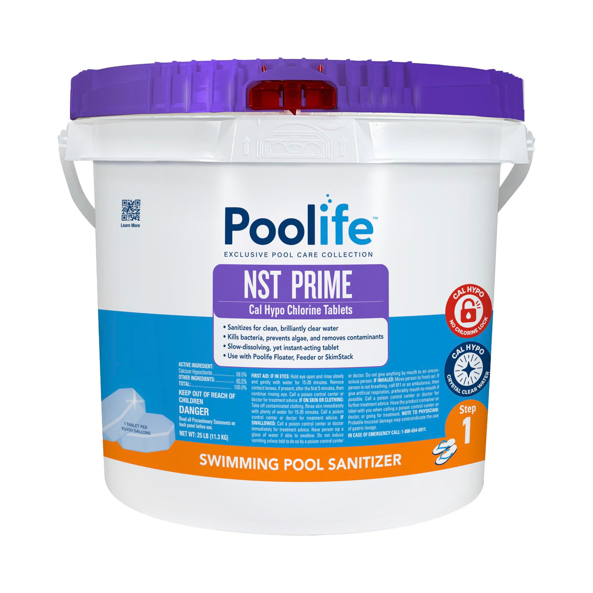 Poolife NST Tablets for Pool Sanitation, Clear Water & Prevent CYA Bui