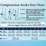 LIN PERFORMANCE 20-30 mmHg Medical Compression Socks for Women and Men Knee High Open Toe Stockings for Varicose Vein Swollen legs (M,White)