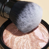 LAURA GELLER NEW YORK Retractable Airbrush Kabuki Brush for All Face Makeup & Foundation for Liquid, Cream and Powder Face Makeup With Aluminum Handle