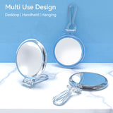 B Beauty Planet 30X Magnifying Mirror, Magnifying Mirror with Handle, Hand Mirror with Double Side 30X/1X Magnification, Travel Mirror for Eyes Makeup