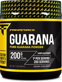 Primaforce Guarana Powder (200g) (Unflavored) - Pure Guarana, 200 Servings