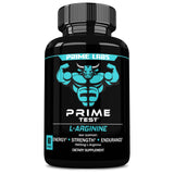Prime Labs L Arginine Nitric Oxide - with L-Arginine 1500mg - Supports Blood Flow, Energy, Strength, Endurance - 60 Capsules