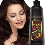 Natural Chestnut Brown Hair Color Shampoo,Instant Hair Dye Shampoo for Men & Women-3 in 1 Brown Hair Shampoo-Brown Shampoo Colors in Minutes-Long Lasting Brown Hair Dye(Chestnut Brown)