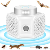 Jahy2Tech Mice Repellent Indoor Rodent Repellent Ultrasonic Plug in 4-in-1 Ultrasonic Pest Repeller Ultrasonic Mouse Repellent with Strobes Light Squirrel Repellent Indoor Attic Houses Garages Barns