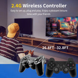 Retro Game Console Stick M8, 64G Retro Drive with 25000+ Plug and Play Video Games, Retro Gaming Console with 12 Emulator Console, Nostalgia Stick Support 4K HD Output, 2.4GHz Wireless Controllers