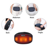 COMFIER Heating Pad with Massager, Lower Back Massager for Back Pain with 2 Heat Levels & 3 Massage Modes, Heated Waist Massage Belt for Abdominal, Lumbar,Fit for Women,Men