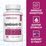 PEScience Symbiont GI, Zinc Carnosine & Shelf Stable Probiotic, Digestive Enzyme Supplement for Women and Men, 30 Day Supply