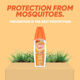 OFF! FamilyCare Insect & Mosquito Repellent Spritz, Unscented Bug spray with Aloe-Vera, 7% Deet, 6 oz (Pack of 12)