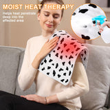 Heating Pad-Electric Heating Pads for Back,Neck,Abdomen,Moist Heated Pad for Shoulder,Knee,Hot Pad for Pain Relieve,Dry&Moist Heat & Auto Shut Off(White,12''×24'')