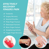 Pinky Finger Splint, Boxer Fracture Splint, 4th & 5th Metacarpal Brace, Hand Splint for Broken Finger, Trigger Finger Brace, Adjustable 2 Finger Brace for Arthritis, Tendonitis, Mallet Finger(L/XL)