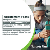 NaturesPlus Vitamin B1 (Thiamin HCI), Sustained Release - 300 mg, 90 Vegetarian Tablets - Gluten-Free - 90 Servings