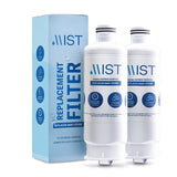 Mist DA97-17376B Water Filter Replacement for Samsung, Refrigerator Water Filter compatible with HAF-QIN, WS645A, HAF-QIN/EXP, DA97-08006C, RF28R7351SG, RF23M8070SR, Samsung Water Filter(2 Pack)