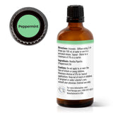 Plant Therapy Peppermint Essential Oil 100 mL (3.3 oz) 100% Pure, Undiluted, Natural Aromatherapy for Diffuser & Topical Use, Digestion, Respiratory, & Massage, Peppermint Oil for Skin & Hair