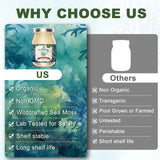NourishLife 18 oz Natural sea Moss Gel, Rich in 92 Minerals, Proteins, and Vitamins, Immune & Digestive Support, Powerful Antioxidant Supplement, Original sea Moss Gel, 1 Bottle