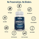 AREDS 2 Select Eye Vitamins for Macular Support - Vitamins for Eyes with Zeaxanthin Plus Lutein Macular Supplement - Premium Macular Health Formula - Eye Supplements for Adults - 60 Capsules