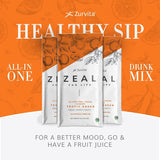 Zurvita Zeal for Life Wellness Drink Mix - Tropic Dream Flavor, 10 Single-Serving Packets - Gluten-Free, Vegan, with Biotin, Vitamins B12, C, D, E, Iron, Magnesium, Zinc, and More for Overall Health