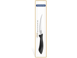 TRAMONTINA Affilata Tomato Knife 23 cm, Black, Silver