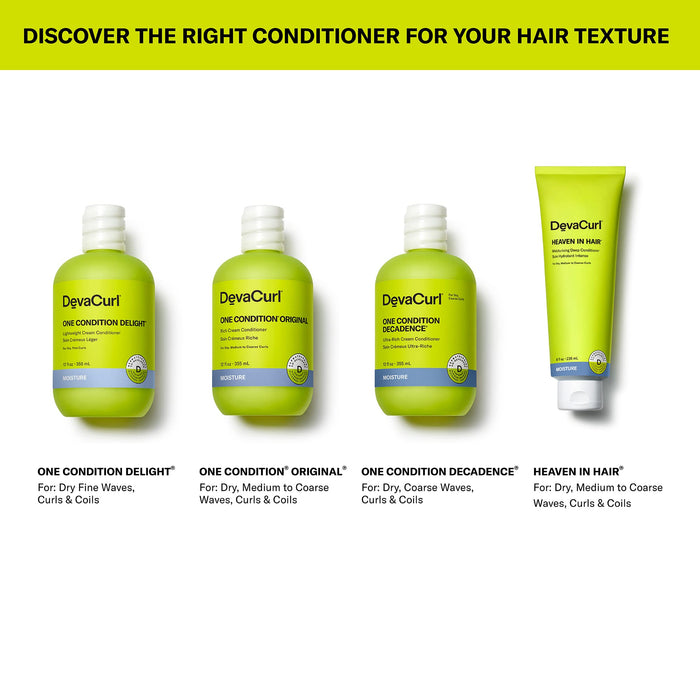 DevaCurl One Condition Original Rich Cream Conditioner, Soft Lemongrass, 32 fl. oz.