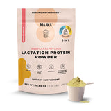 MAJKA Lactation & Postnatal Protein Powder - Green Vanilla, 1.03 LB - Vegan, Gluten-Free with Essential Nutrients