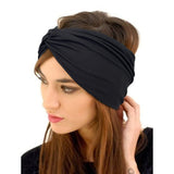 Jesries Women Headbands African Wide Hair Wrap Extra Turban Head Bands for Lady Large Sport Workout Stretch Non-slip Big Hair Bands