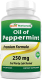 Best Naturals Peppermint Oil 250 mg 120 Capsules (120 Count (Pack of 2))