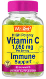 WellYeah Vitamin C 1050 mg Gummies - Natural Sourced Flavors - Immune Support Dietary Supplement, Antioxidant Support - Extra Strength Vegetarian Gummy, Non-GMO, Gluten Free - 30 Servings