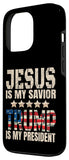 iPhone 13 Pro Trump phone case Jesus Is My Savior Trump Is My President Case