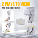 Tairibousy AFO Foot Drop Brace Ankle Foot Orthosis Medical Afo Walking with Shoes for Stroke Hemiplegia (Medium-Right)