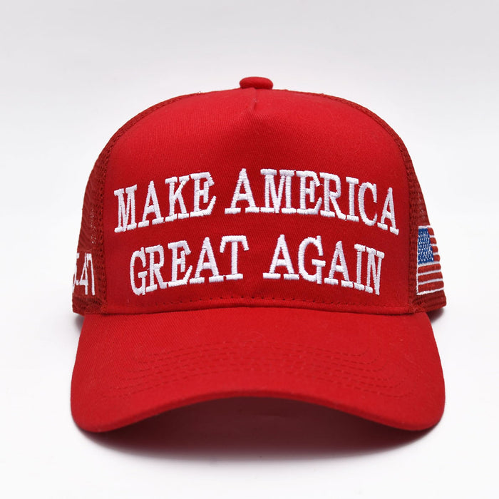 Trump Hat 2024 MAGA Hat Make America Great Again Hat Donald Trump Merchandise Embroidered Adjustable Trucker Hat