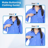 Button Hook and Zipper Pull One Hand Buttons aids Button Assist Device