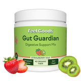 Feel Goods Gut Guardian, Probiotic & Prebiotic Powder, Organic Fiber, Sugar Free, Herbs for Bloat, Gut Health Support, Digestive Health for Men & Women, Non GMO, Vegan | Watermelon Mint, 30 Servings