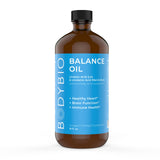 BodyBio Balance Oil - Essential Fatty Acids Omega 3 & 6 - Cold Pressed, Vegan, Organic Safflower and Flax Seed Oil Blend for Brain & Mood Support and Cellular Health, 16 oz