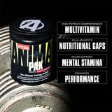 Animal Pak – Convenient All-in-One Vitamin & Supplement Powder – Zinc, Vitamins C, B, D, Amino Acids and More – Sports Nutrition Performance Multivitamin for Women & Men – 44 Scoops, Cherry Bomb