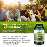 Swanson Hawthorn Berry Supplement - Antioxidant Support with 250 Capsules