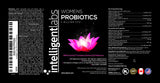 Intelligent Labs Women's Probiotics Formula with Cranberry Extract, D-Mannose and Prebiotics All in one! 6 Billion CFU Probiotic, One Capsule a Day, 2 Months Supply Per Bottle