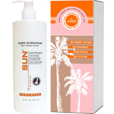 Sun Laboratories By Giesee Dark Sunsation Self Tanning Lotion 32 oz - Ultra Dark, Long Lasting, Fragrance Free Sunless Tanner for Men, Women - Organic, Non-Toxic, Natural Bronzer Self Tanner