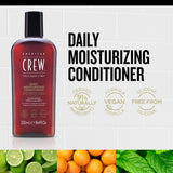 American Crew Conditioner for Men, Daily Moisturizer, Naturally Derived, Vegan Formula, Citrus Mint Fragrance, 15.2 Fl Oz