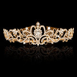 Princess Crown for Women, Crystal Queen Tiaras for Girls Bridal Hair Accessories Gifts for Birthday Wedding Prom, Bridal Party, Pageant, Halloween Christmas Costume (Gold (Pack of 5))