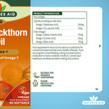 NATURES AID Sea Buckthorn Oil, 60 CT