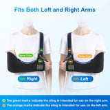 Velpeau Arm Sling Shoulder Immobilizer for Women and Men, fit Left or Right Arm - Rotator Cuff Support Brace - Medical Sling for Shoulder, Clavicle, Elbow Injury (Comfort type, S: Bust 24″-29.5″)