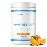 REVIVE MD Magnesium Powder Supplement - Magnesium Carbonate & Taurate Powder Drink Support Healthy Bones, Muscles, & Nerves - Vegan-Friendly, Gluten-Free, & Soy-Free (30 Servings) (Orange)