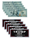 Limecute 100 Pack Trump 2024 100 Dollar Bills,Trump 100 Dollar Bills Prank Money Bills 2024 Joke Prank Funny Money Bills, Small